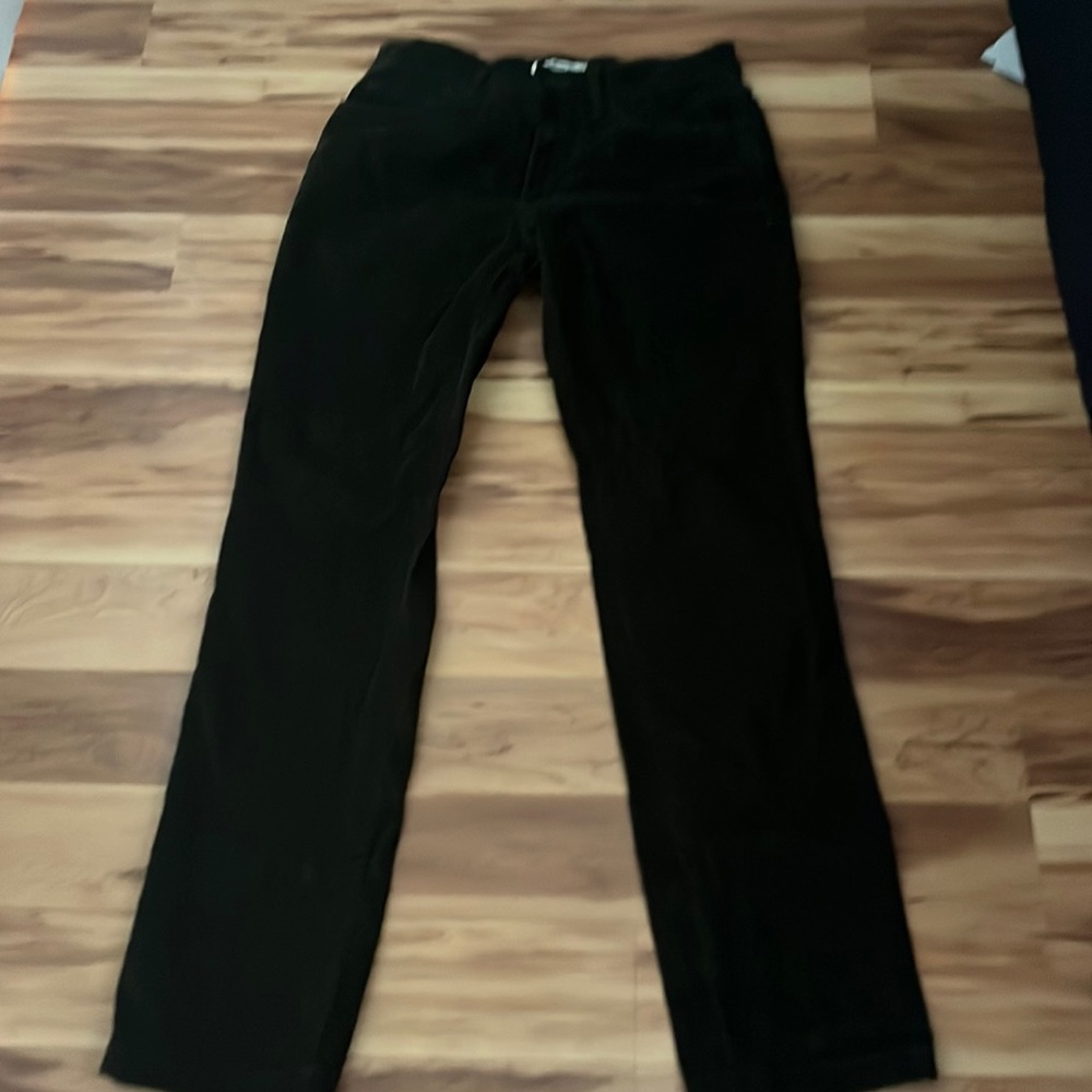 Dark olive green corduroy pants